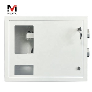 Distributeur automatique mural MJAYA à double verrouillage mécanique, double sortie pour serviettes hygiéniques et préservatifs, capacité de 20 à 150 pièces, garantie 1 an - Product Image 1