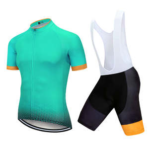 Ensemble de maillot de cyclisme à manches longues personnalisé pour équipe professionnelle, best-seller, anti-UV, écologique, séchage rapide, léger, 100% polyester - Product Image 2