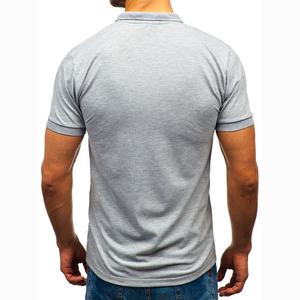 Polo à logo personnalisé, t-shirt unisexe à manches courtes en polyester et spandex pour hommes, polo de golf à manches courtes, polo uni - Product Image 5