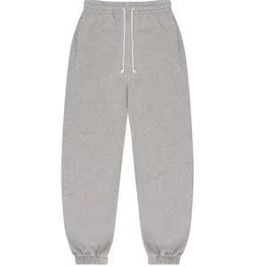 Pantalones Deportivos Holgados para Hombre, Cintura Media, 100% Algodón, Logotipo Bordado, Pantalones Casuales, Cintura Elástica, Felpa, Estilo Urbano, Invierno - Product Image 1