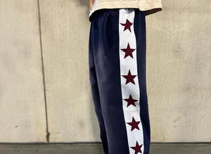 Pantalon personnalisé blanc pantalon de survêtement à jambes larges 100% coton éponge française Double taille pantalon de survêtement droit pantalon de survêtement évasé hommes - Product Image 6