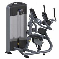 Máquina Comercial de Abdominales con Pila de Pesas de 70 kg, Equipo de Entrenamiento de Fuerza para Gimnasios Comerciales