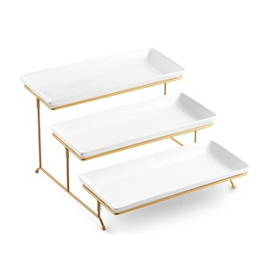 Soporte de latón para platos de pizza Tamaño mediano Alambre de latón macizo Soporte para servir comida de pizza al mejor precio - Product Image 2