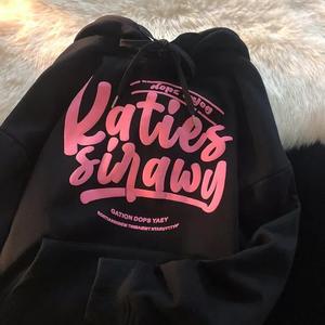 Lanwo Unisex Cozy Baggy Hoodie Custom 3D para Puff Print Solid Graphic Foam Winter Season Washed Techniques Hombres con capucha Digital - Product Image 3