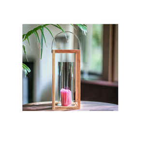 Artesanías de decoración del hogar de calidad estándar, candelabro de granja rústico de madera natural, candelabro para decoraciones de boda - Product Image 1