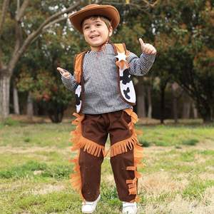 Costume da cowboy per bambino, set di abiti western per bambini, per giochi di ruolo e cosplay - Product Image 4