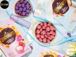 Dragées de chocolat pur de qualité supérieure HALAL OEM/ODM 150G, fraises enrobées d'amandes et de noix de macadamia, emballage personnalisé, exportation - Product Image 6