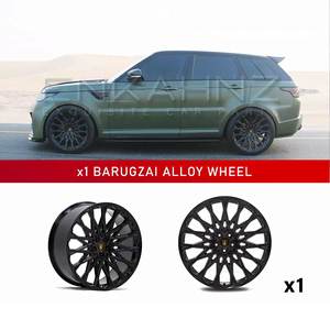 24 Ruedas de Aleación Negras BARUGZAI MAJESTIC 24x10J para RANGE ROVER SPORT VOGUE DEFENDER (Rueda Individual) - Product Image 5