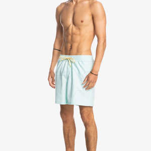 Maillot de bain à séchage rapide pour hommes personnalisé Short de plage 100% coton Motif solide Écologique - Product Image 2