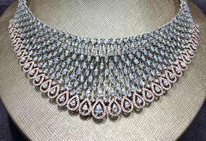 Collar de plata de ley con moissanita en forma de pera blanca, hermoso collar personalizado, regalo para collar - Product Image 2