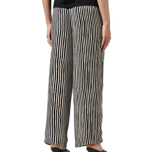 Flared Style Custom All Over Printed Young Ladies Formal Trousers Good Quality Comfortable <b>Pants</b> For Women From BD Supplier - Product Image 5