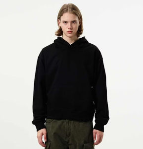 Sudadera con Capucha Unisex de Algodón 100% Ecológico de Secado Rápido, sin Cordones, Estilo Boxy, para Invierno, con Estampado DTG Liso, Venta al por Mayor - Product Image 6