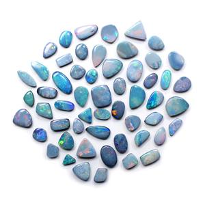 Cabochon d'opale de feu australienne naturelle Lot d'opale de 150 carats de forme ovale pierres précieuses en vrac pour la fabrication de bijoux - Product Image 1