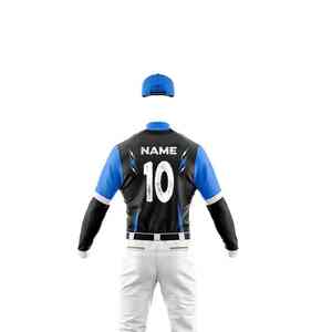 Uniforme de baseball pour hommes, ensemble jersey et pantalon au design personnalisé, tissu respirant à séchage rapide, impression par sublimation pour ligue ou club - Product Image 6