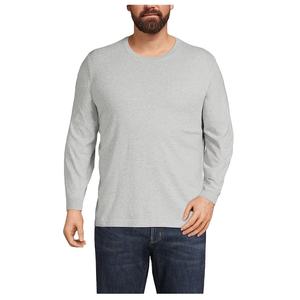 Nouvelle Collection Meilleure Vente Couleur Unie à Manches Longues Cou 100% Coton Jersey Simple Respirant 180 GSM T-shirt Bangladesh Usine - Product Image 1