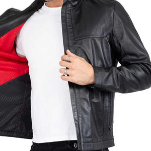Chaqueta de Cuero para Hombre, Estilo Urbano, Personalizada, Nueva, Hecha en Pakistán, Impermeable y Transpirable, Gran Venta - Product Image 6