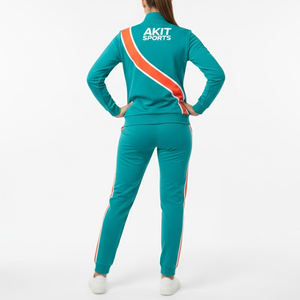 Vêtement de jogging décontracté d'hiver de qualité supérieure en gros, pour femmes, poids lourd, 100% coton respirant, survêtement avec cordon de serrage - Product Image 2