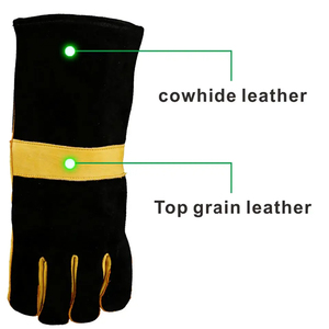 Gants en cuir résistants au feu imperméables personnalisés pour l'équipement de sécurité de lutte contre les incendies et de sauvetage pour les pompiers et les pompiers - Product Image 5