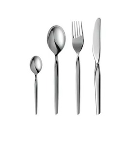 Juego de Cubiertos de Lujo con Mango de Metal de Alta Calidad, Acabado Pulido Espejo en Acero Inoxidable, Elegante y Duradero para Uso Diario - Product Image 6