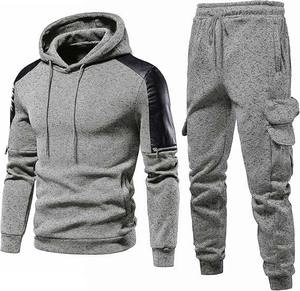 Survêtement de course pour hommes OEM vêtements de sport respirants à séchage rapide avec col à capuche et caractéristiques de maternité 100% coton pour l'hiver - Product Image 1