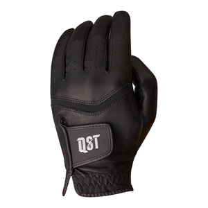 High Quality Custom Logo Design Men'<b>s</b> Golf Gloves Breathable Genuine Cabretta leather Leather Grip for Adult Sports New Arrival - Product Image 3