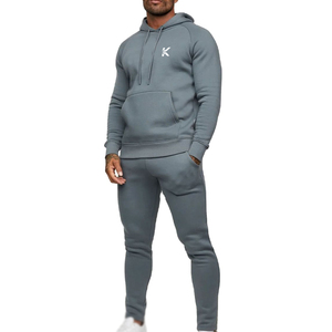 Hot Sale Premium Quality Men Hooded Casual Solid Fleece <b>Tracksuit</b> 100% Cotton Eco-Friendly Breathable Factory Made Wholesale - Product Image 1
