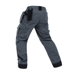 Pantalones de trabajo resistentes estilo cargo, pantalones industriales utilitarios - Product Image 4