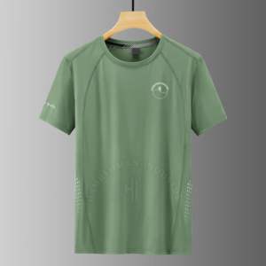 Camisetas de manga corta de estilo callejero para hombre, jersey de poliéster con cuello redondo, estampado digital, diseño en blanco, patrón de letras - Product Image 3