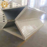 Conteneur pliable respirant de 20 pieds, en acier de luxe, kits de maisons préfabriquées en conteneurs, construction rapide avec panneaux sandwich