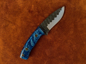 Couteau de chasse Skinner personnalisable fait à la main Lame en acier à haute teneur en carbone Poignée en résine de qualité industrielle pour le camping en plein air. - Product Image 4