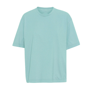 เสื้อยืดคอกลมผ้าคอตตอนสำหรับผู้ชายและผู้หญิงเสื้อเจอร์ซี่ผ้าฝ้าย100% พรีเมี่ยมขนาดใหญ่พิเศษโลโก้กำหนดเอง - Product Image 1