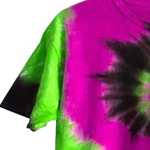 Secado rápido, fácil de lavar y llevar, cómodo para uso diario, tela suave, el mejor diseño, camiseta con tinte de corbata para mujer con color personalizado - Product Image 5