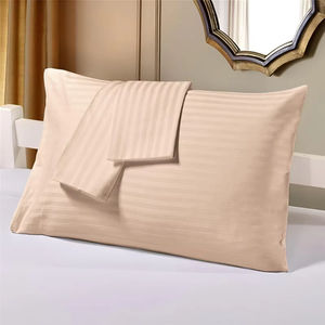 Fundas de Almohada Bordadas Lavables, Antimicrobianas, Impermeables, de Sarga 100% Algodón para Uso Hotelero, Antiestáticas - Product Image 3