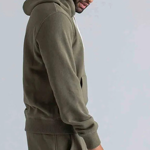 Vente en gros de nouveaux survêtements à la mode fabricant de survêtements de haute qualité en coton pour hommes ensemble de survêtements à capuche et de pantalons deux pièces - Product Image 5