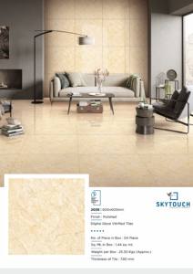 Proveedor de calidad superior mejor precio color beige azulejo de cerámica esmaltado azulejos de porcelana pulida 600x600 600x1200 - Product Image 3