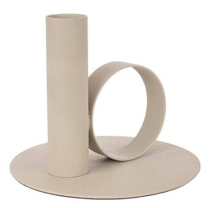 Portavelas de metal de diseño antiguo de alta calidad con acabado pulido dorado disponible a precio mayorista - Product Image 5