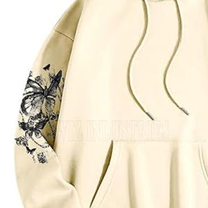 Moda mejor precio para la venta en línea mujeres bordado sudaderas moda alto fabricante mujeres bordado sudaderas con capucha - Product Image 6