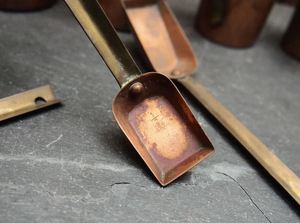 Cuillère à mesurer en cuivre de qualité supérieure pour la cuisson et la cuisson pour les outils de cuisine à domicile différentes tailles tasse à mesurer et cuillère - Product Image 2