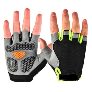 Guantes de Ciclismo de verano Medio dedo Malla transpirable Guantes acolchados absorbentes de golpes para carretera Montaña Ciclismo al aire libre - Product Image 2