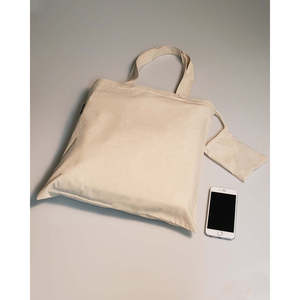 Recyclable TB118 Foldable Cotton Tote Bags with <b>Drawstring</b> <b>Pouch</b> for Packaging Storage Promotion Watch Bracelets Screen Printed - Product Image 5