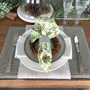 ที่ใส่ผ้าเช็ดปากทำจากหวายสำหรับเครื่องดื่มใช้ตกแต่งงานปาร์ตี้ที่รองผ้าเช็ดปากลายชายฝั่งสำหรับผ้าปูโต๊ะงานแต่งงาน - Product Image 6