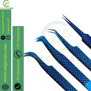 2024 ensemble de 6 pinces à souder inversées en céramique de précision fabriquées avec des pointes pointues et incurvées en acier inoxydable ensemble de pinces à épiler - Product Image 1