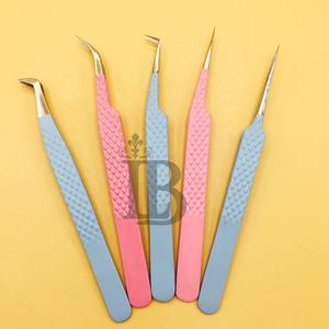 Pinzas para Extensión de Pestañas al por Mayor, Pinzas para Pestañas de Visón, Oferta con Logotipo, Calidad Premium, Acero Inoxidable de 90 Grados - Product Image 5