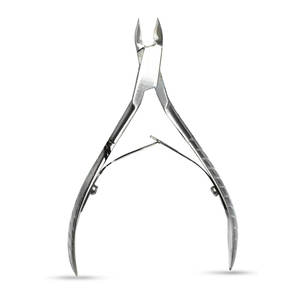 Lot de 2 pièces avec 1 poignée simple et 1 poignée à motif, mécanisme à double ressort, pinces pointues pour un soin précis des ongles - Product Image 2