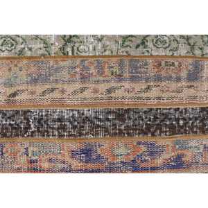 Alfombra Turca Vintage, Alfombra de 1.7x4 pies, Alfombra Pequeña Marrón Estilo Suroeste - Product Image 5