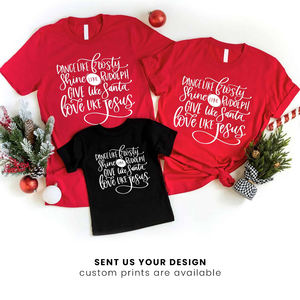 Camisetas Gráficas Navideñas Unisex Casuales de Talla Grande, Camisetas ODM de Navidad 100% Algodón, Proveedor al por Mayor de Bangladesh - Product Image 2