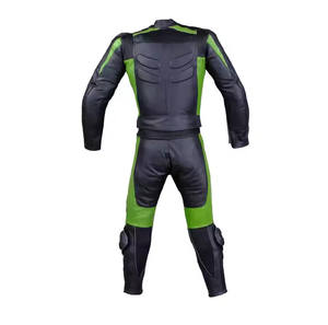Meilleure vente combinaison de moto en cuir véritable nouveau dernier style course hommes combinaisons de moto en cuir à vendre fabriqué au Pakistan - Product Image 4