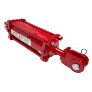 Cilindro hidráulico de 4 orificios x 8 ASAE con varilla de acoplamiento transversal DB - Product Image 1