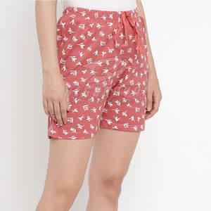 Pantalones cortos informales para mujer, dobladillo deshilachado, estilo clásico para verano, pantalones cortos estampados para mujer, venta al por mayor - Product Image 4