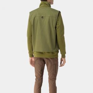 Veste d'extérieur sans manches de printemps respirante à séchage rapide Vêtements d'extérieur décontractés pour hommes avec fermeture éclair multi-poches et logo personnalisé - Product Image 6